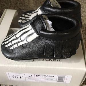 skeleton moccasins